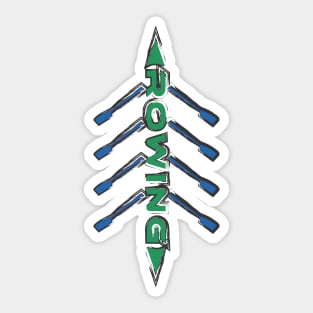 Rowing Sticker